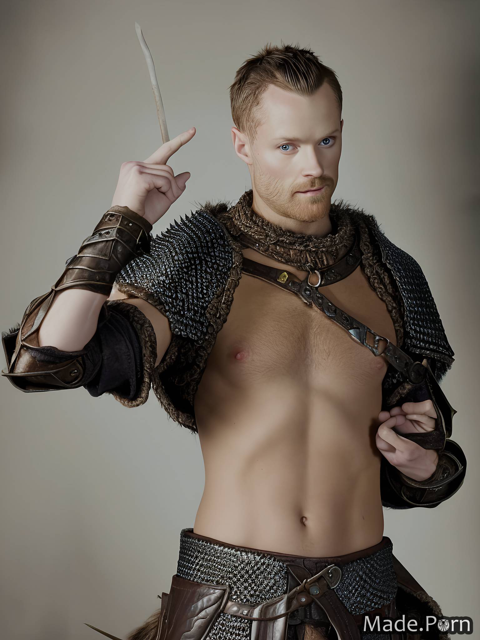 uncircumcised cock fur nude gay fantasy armor viking scandinavian