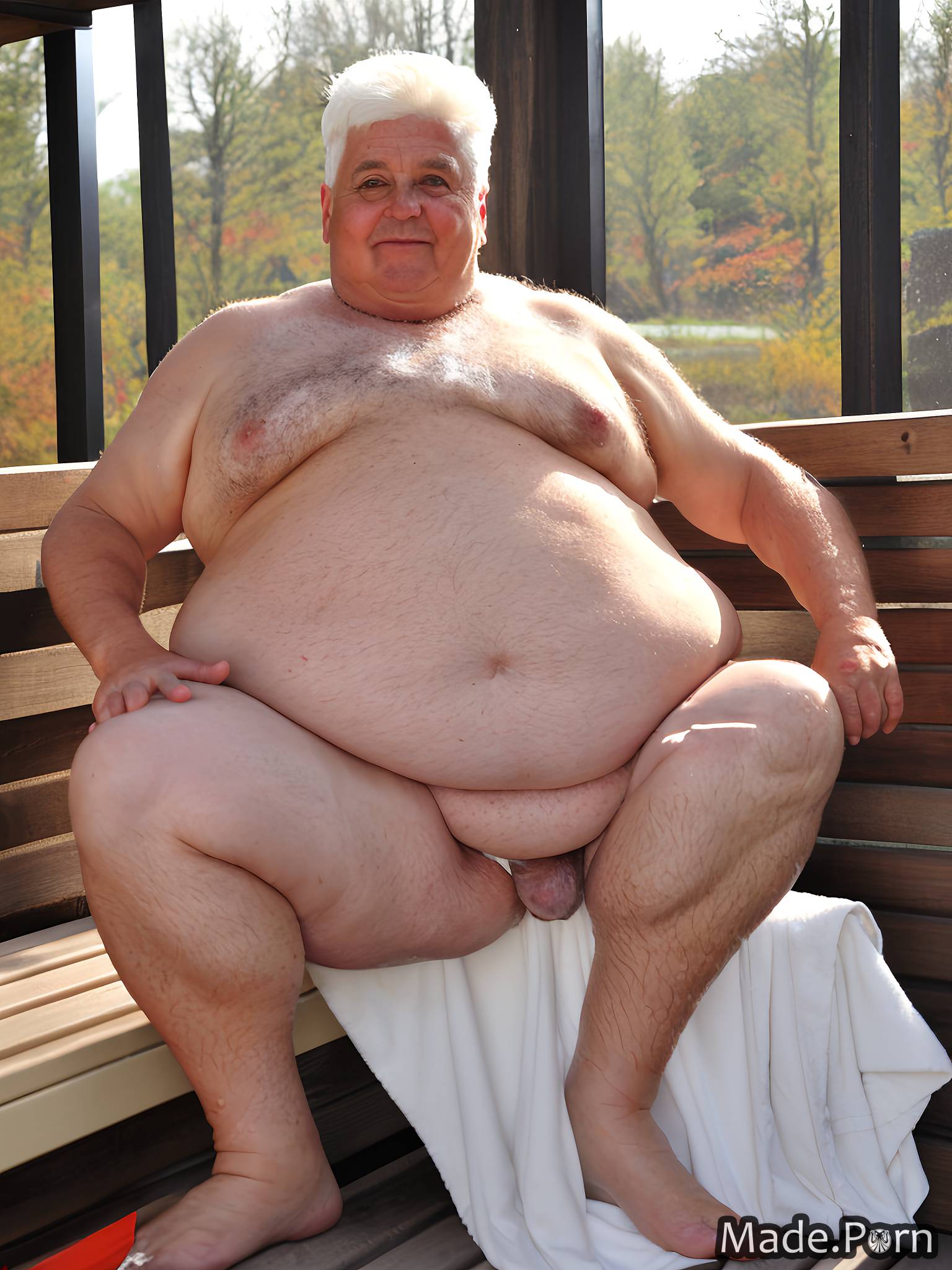 big balls athlete panties white hair chubby sauna athlete