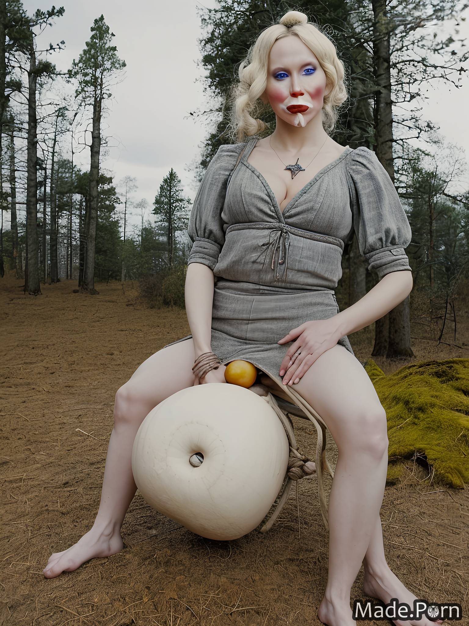 scandinavian topless medieval clown titjob viking witch
